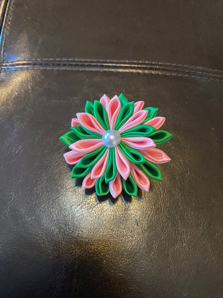 Ribbon Craft Flower Pin