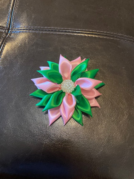 Ribbon Craft Flower Pin