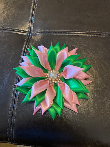 Ribbon Craft Flower Pin