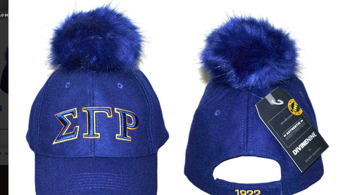 Sigma Gamma Rho Pom Pom Cap