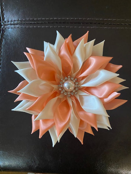 Ribbon Craft Flower Pin