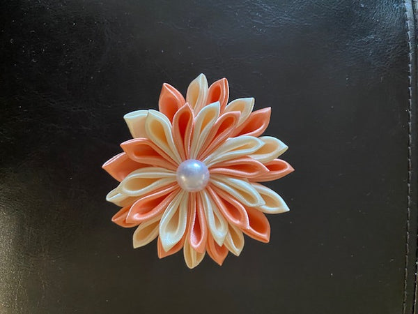 Ribbon Craft Flower Pin