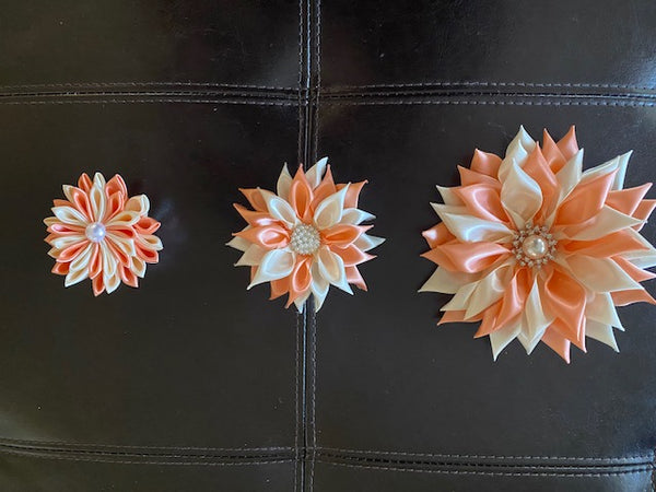 Ribbon Craft Flower Pin