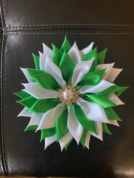 Ribbon Craft Flower Pin