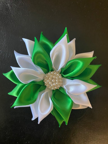 Ribbon Craft Flower Pin